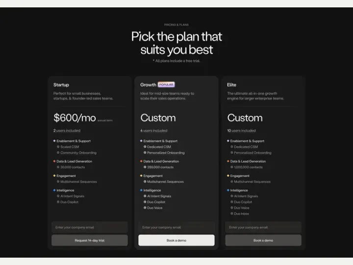 Amplemarket interface reference