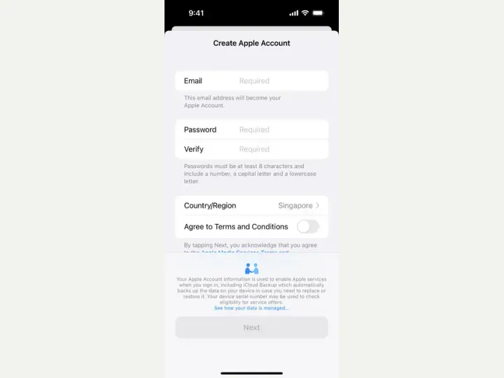 App Store interface reference