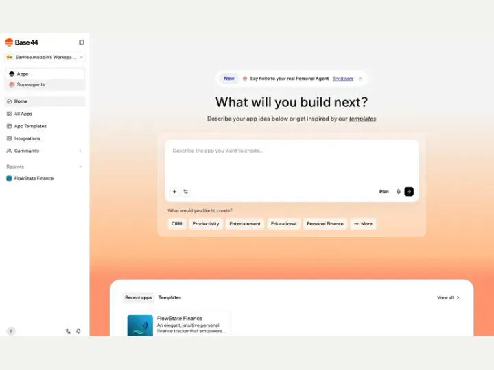 Base44 interface reference