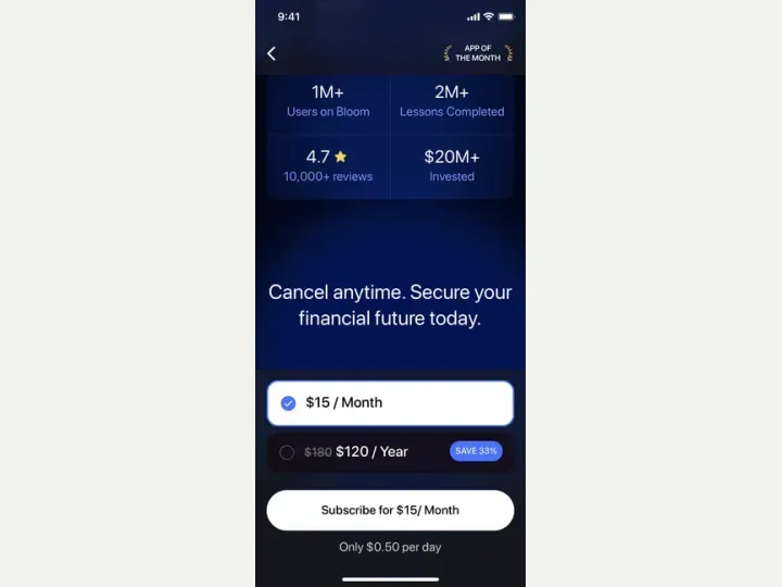 Bloom interface reference
