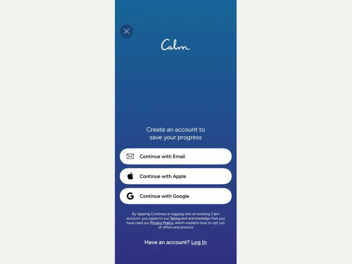Calm interface reference