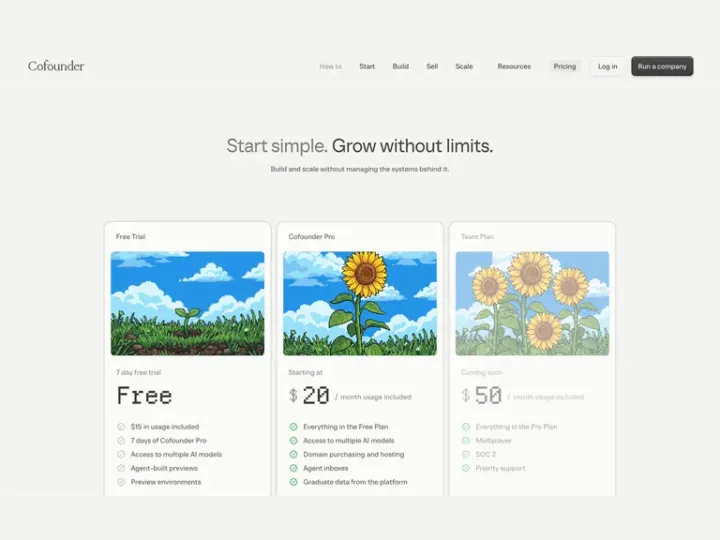 Cofounder interface reference