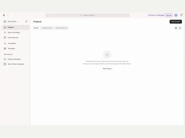 Descript interface reference
