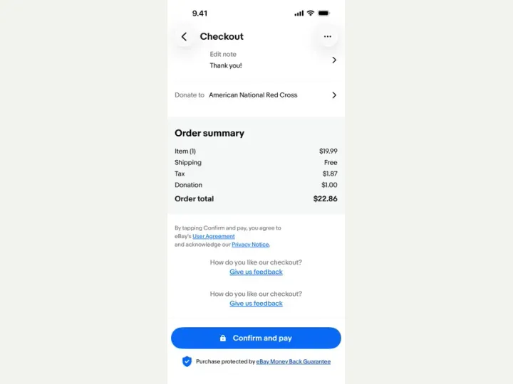 eBay interface reference