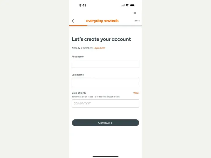 Everyday Rewards interface reference