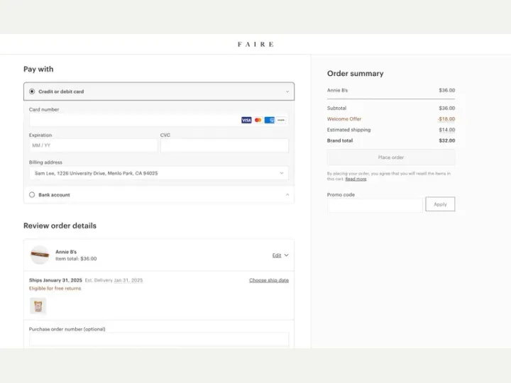 Faire interface reference