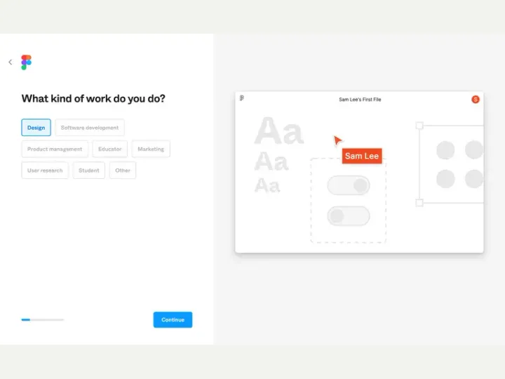 Figma interface reference