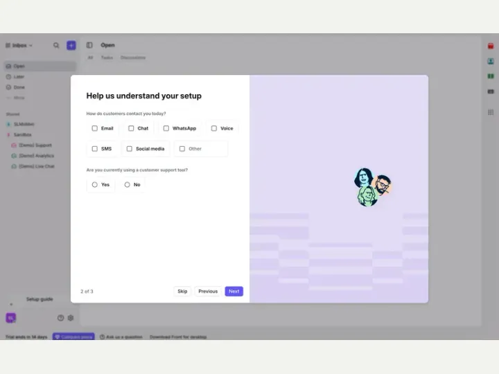 Front interface reference