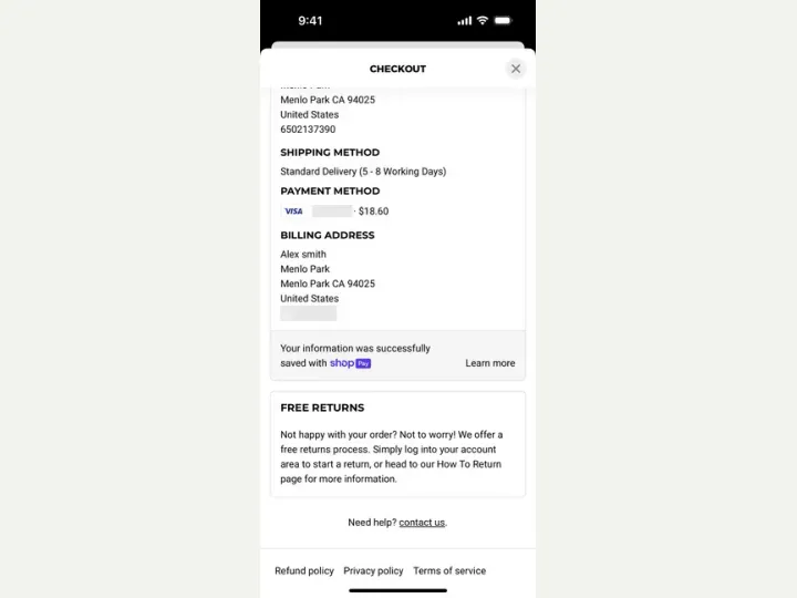 Gymshark interface reference