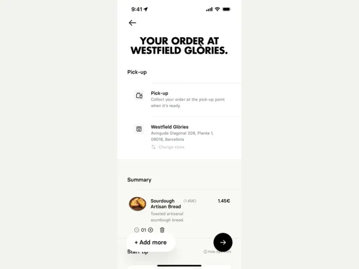 Honest Greens interface reference