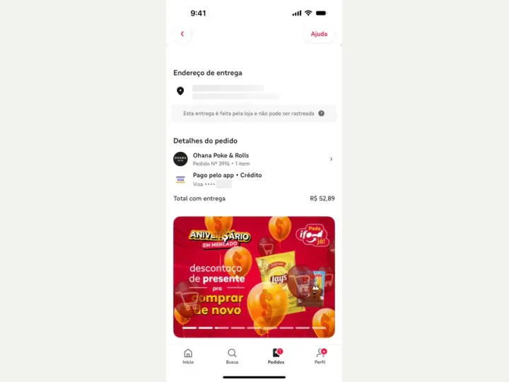 iFood interface reference