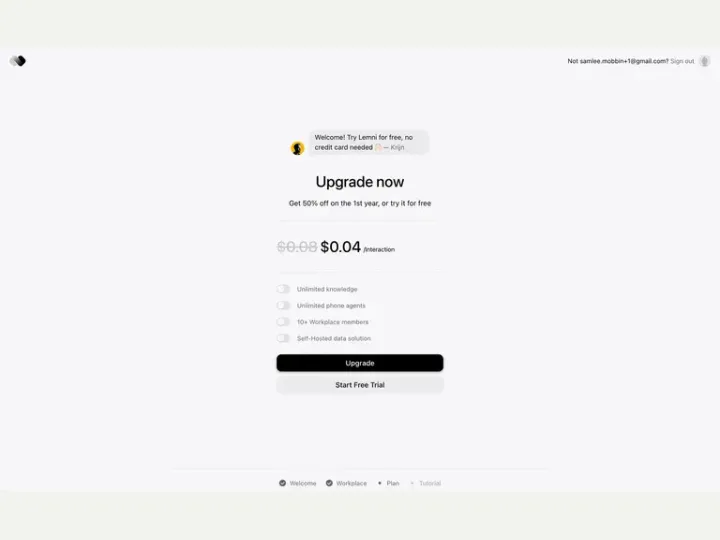 Lemni interface reference
