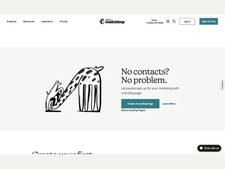Mailchimp interface reference