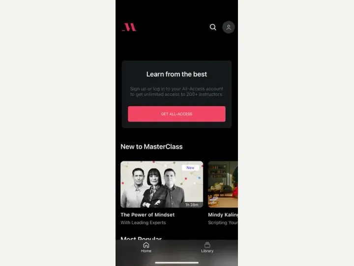 MasterClass interface reference