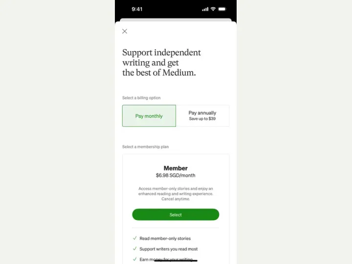 Medium interface reference