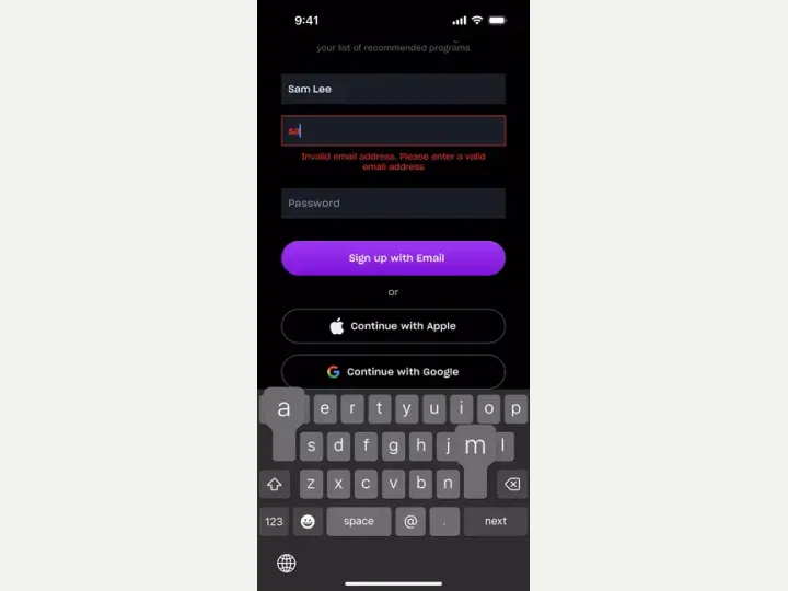 Mindvalley interface reference