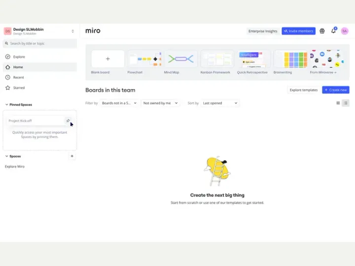 Miro interface reference