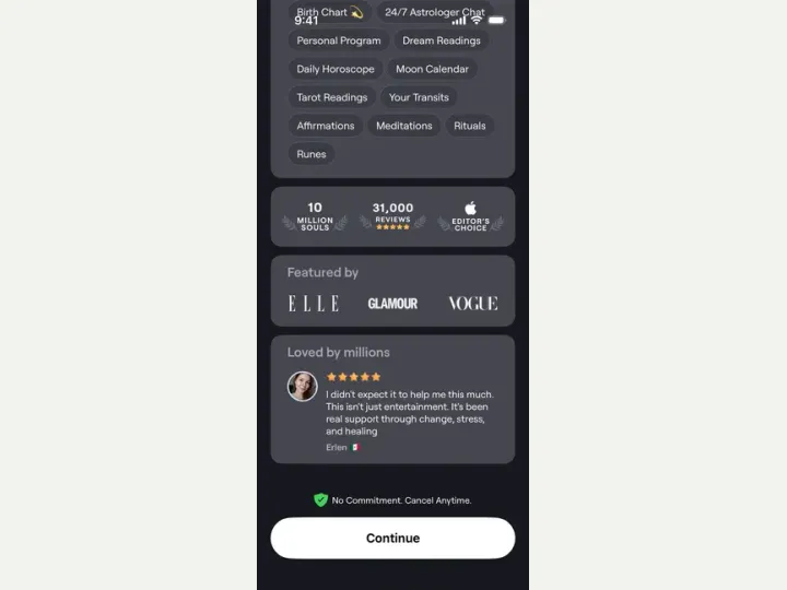 Moonly interface reference