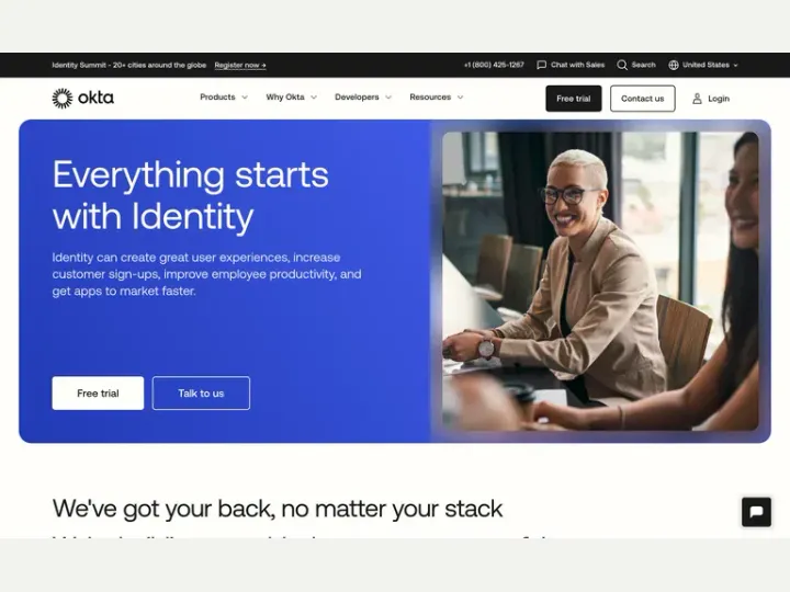 Okta interface reference