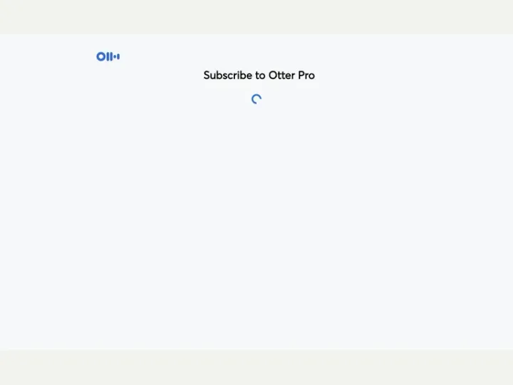 Otter AI interface reference