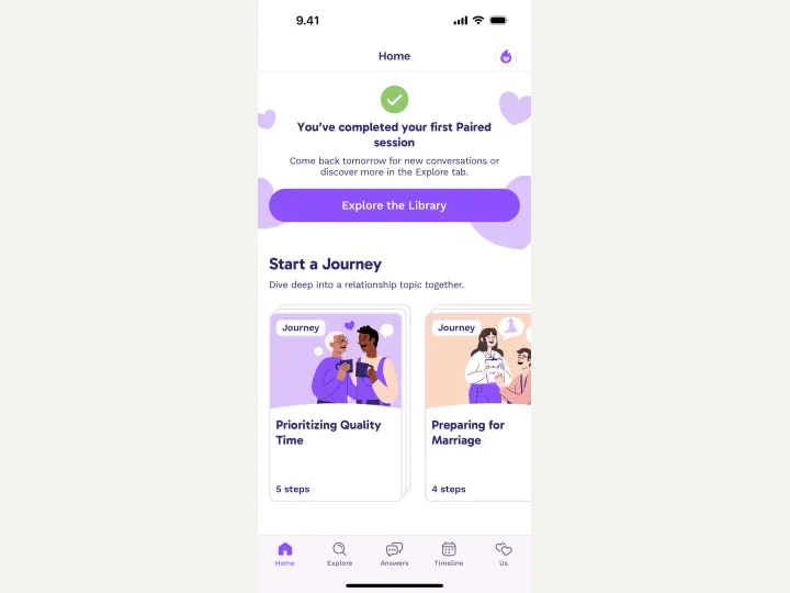 Paired interface reference