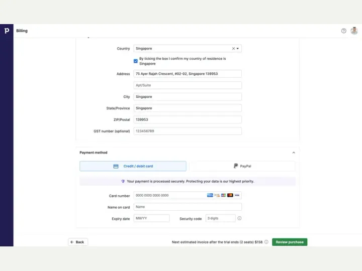 Pipedrive interface reference