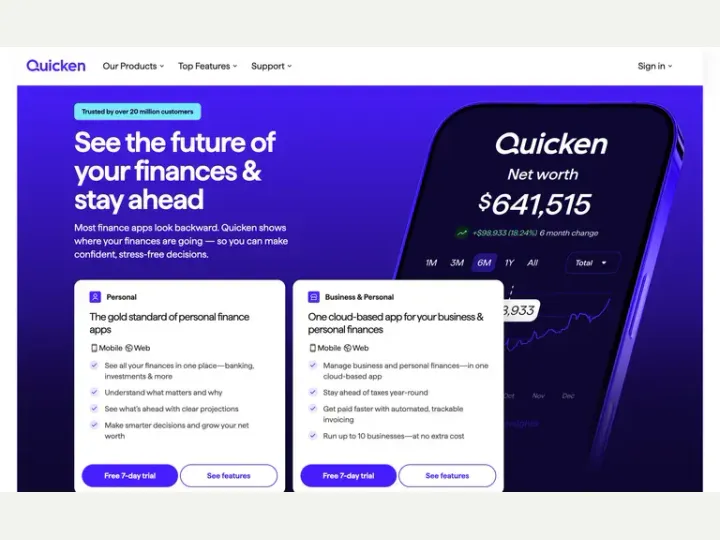 Quicken interface reference