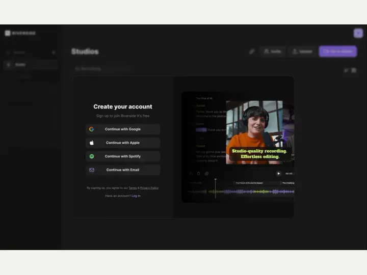 Riverside interface reference