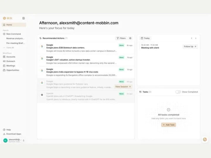 Rox interface reference