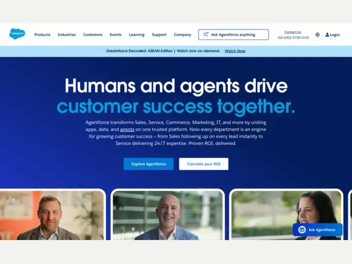 Salesforce interface reference