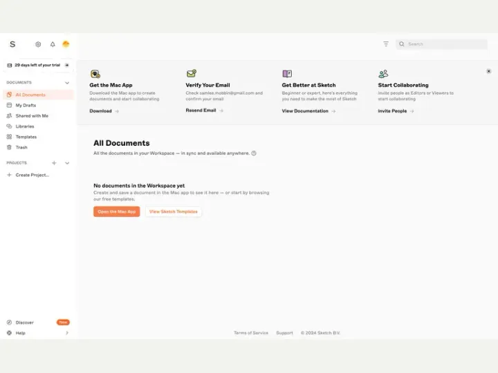Sketch interface reference