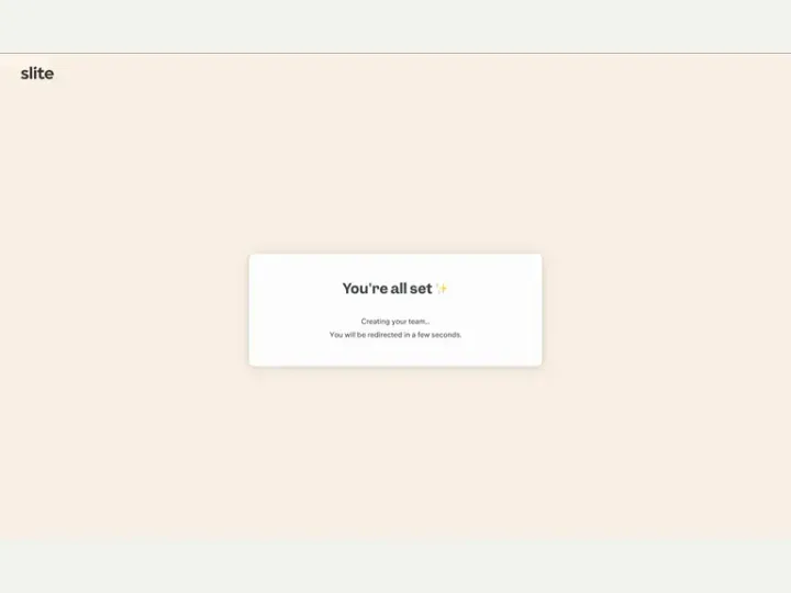 Slite interface reference