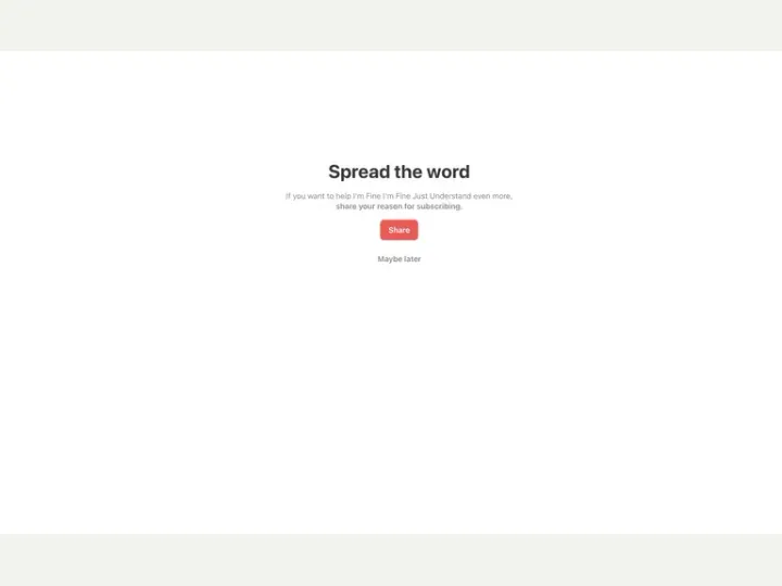 Substack interface reference