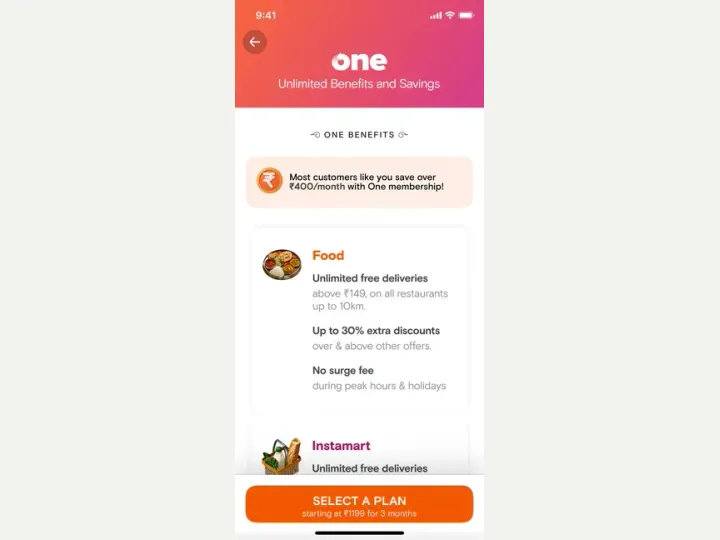 Swiggy interface reference