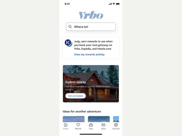 Vrbo interface reference