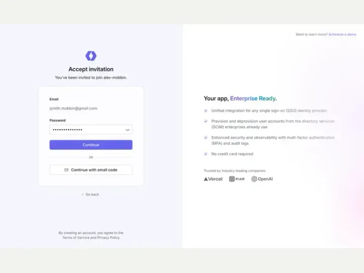 WorkOS interface reference