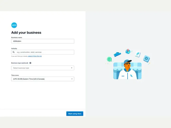 Xero interface reference