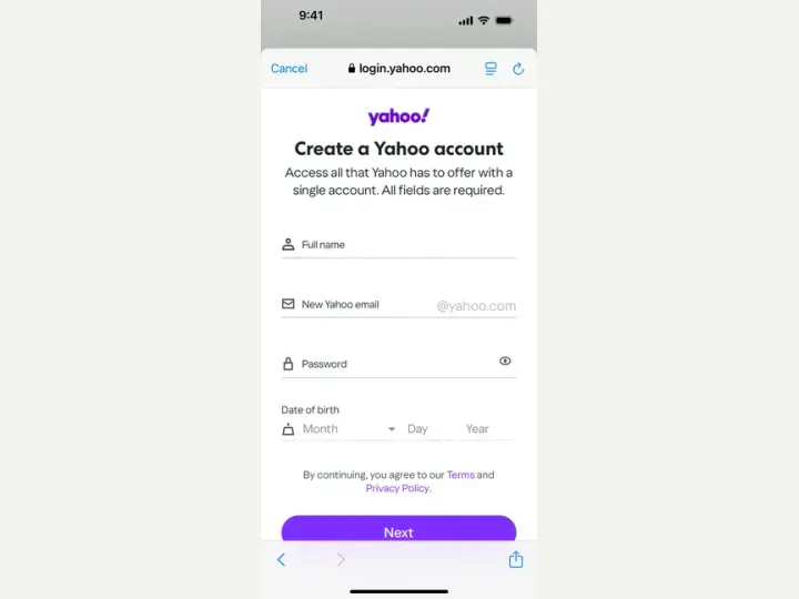 Yahoo Finance interface reference
